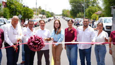 Carmen Lilia Canturosas entrega obra vial estratégica