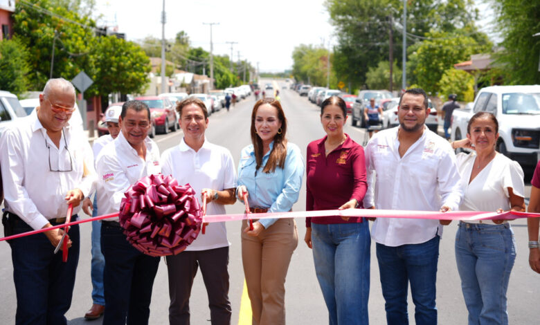 Carmen Lilia Canturosas entrega obra vial estratégica