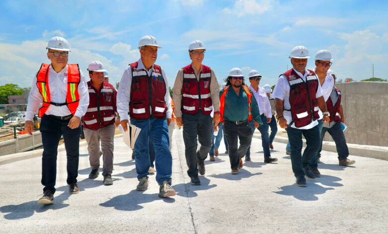 Supervisa alcalde de Ciudad Madero obra de la central de transferencia de residuos sólidos