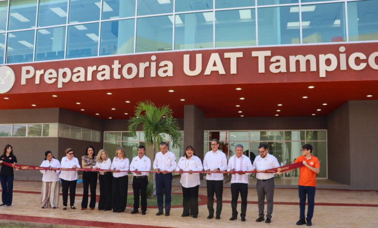 Inauguran la nueva Prepa UAT en Tampico con una gran oferta educativa