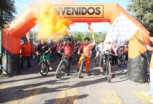 Alrededor de 600 estudiantes, familias y ciclistas participaron en la Gran Rodada UAT 14K por calles de Ciudad Victoria.