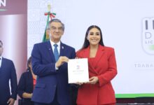 Al acudir al segundo informe de la alcaldesa Glynnis Jiménez, el gobernador señaló que La Pesca, en Soto la Marina, recibió 150 mil visitantes durante Semana Santa de 2026.