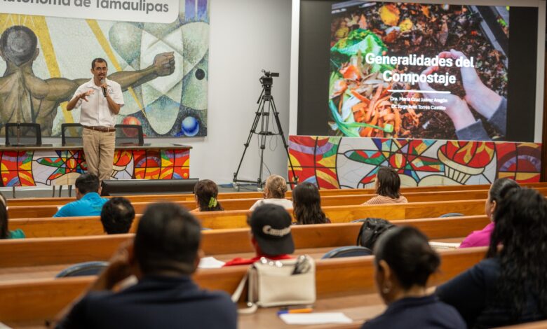La UAT capacita a su comunidad para aprovechar residuos orgánicos y producir composta en el Campus Victoria.