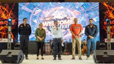 El rector Dámaso Anaya Alvarado convivió con estudiantes durante el Welcome UAT Fest 2026 en ciudad Victoria.