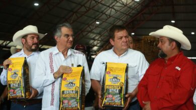 El gobernador Américo Villarreal dio el banderazo de salida al primer embarque de carbón vegetal El Bernal con destino a tiendas de Texas.