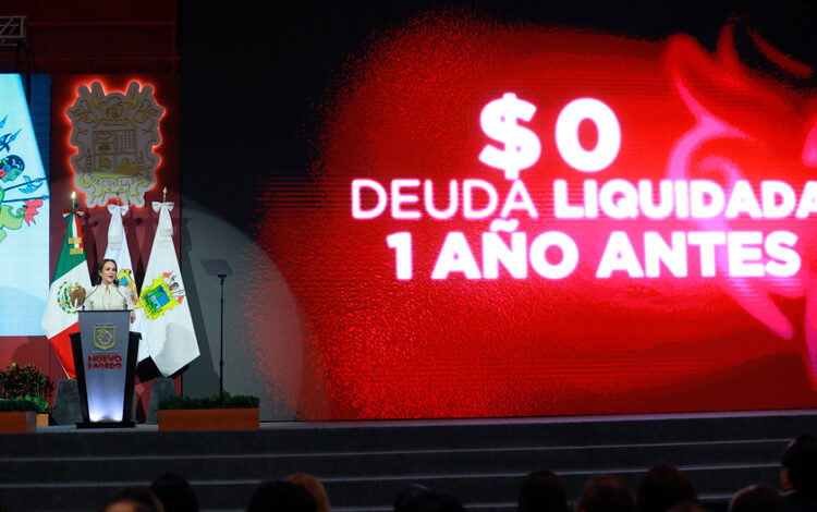 El Gobierno Municipal de Nuevo Laredo reportó la liquidación de 580 millones de pesos de deuda histórica y un saldo financiero de cero.