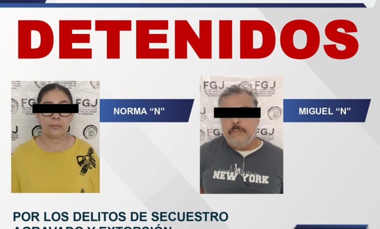 Autoridades de Tamaulipas y Zacatecas coordinaron un operativo para detener en Matamoros a dos personas con órdenes de aprehensión vigentes.