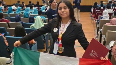 La estudiante Ángela Karime Hernández Venegas obtuvo una medalla de oro en Indonesia con su proyecto Vortex Tech.