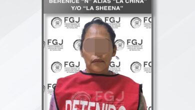 Detienen en Altamira a una ex integrante de la Policía Estatal por su probable participación en el homicidio de 19 migrantes en Camargo, en 2021.