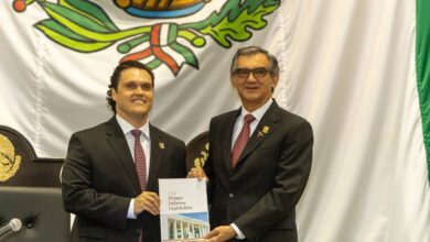 Humberto Armando Prieto Herrera presentó el balance de los primeros dos años de la Legislatura 66, en una sesión solemne con la presencia del gobernador Américo Villarreal Anaya.