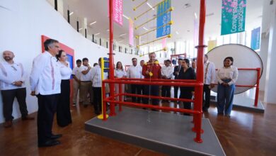 Américo Villarreal y Carmen Lilia Canturosas encabezaron la entrega del Museo de Ciencia, Tecnología y Planetario de Nuevo Laredo, construido con una inversión superior a 277.5 millones de pesos.