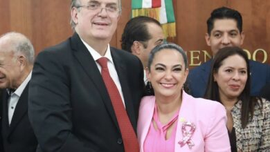 La senadora Olga Sosa Ruiz destacó los indicadores de inversión y comercio exterior presentados por el secretario de Economía, Marcelo Ebrard, ante el Senado.