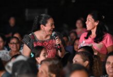 La senadora Olga Sosa Ruiz encabezó una asamblea informativa con habitantes de la colonia Vamos Tamaulipas, en Ciudad Victoria.