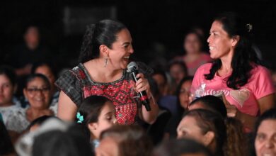 La senadora Olga Sosa Ruiz encabezó una asamblea informativa con habitantes de la colonia Vamos Tamaulipas, en Ciudad Victoria.