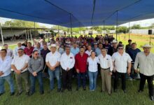 La senadora Olga Sosa Ruiz encabezó una asamblea informativa con docentes del Grupo Magisterio Regional Unido en Gómez Farías.