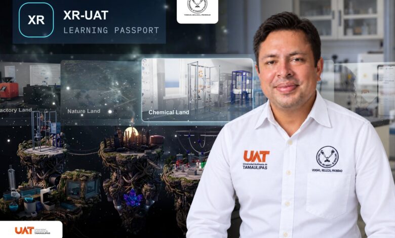 La UAT presentará en Londres su ecosistema XR-UAT, que utiliza realidad virtual, realidad aumentada y gemelos digitales para transformar el aprendizaje.