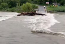 La crecida del río Purificación obligó a evacuar preventivamente a 10 familias de la comunidad El Galindeño, en el Barretal.