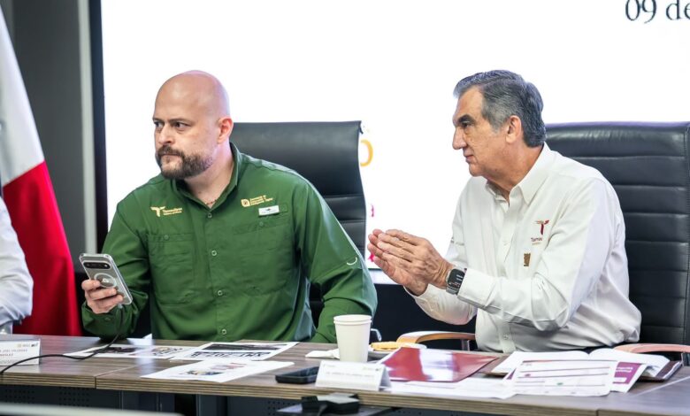 El gobernador Américo Villarreal Anaya encabezó actividades de coordinación en materia de seguridad durante una reunión de la Mesa de Paz.